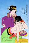 花合せ化粧くらべ　かいこの菊　浮草の花